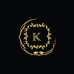 Creative Initial letter K logo design with modern business vector template. Creative isolated K monogram logo design

