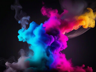 Obraz premium smoke on black 