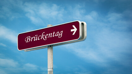 Signposts the direct way to bridging day