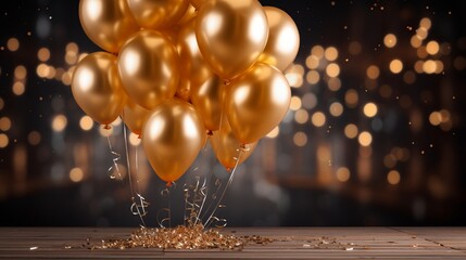 Reflect the joy of your birthday with the gleaming allure of foil balloons. Watch as they catch the light, adding a touch of dazzle to your festive atmosphere.
