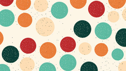 Trendy Seamless Pattern of Stippled Circles - Modern Abstract Design with Stylish Repetition for Fashionable Digital Wallpaper and Contemporary Illustration.