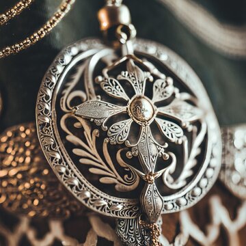 silver earrings