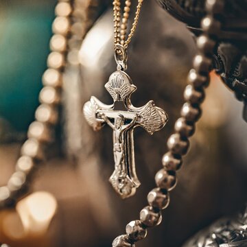 cross and rosary