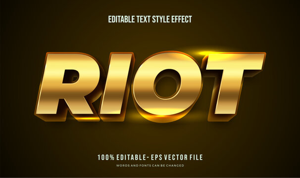 Editable text effect gradient shiny glowing gold color. Text style effect. Editable fonts vector files.