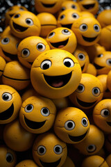 smiling emoji faces