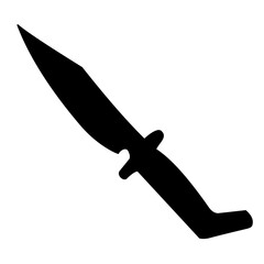 knife silhouette icon
