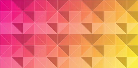Fototapeta premium Square pattern on banner. Abstract geometric background with copy space. Modern and minimal concept. You can use for cover, poster, banner web.
