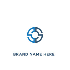 SS logo. S S design. White SS letter. SS, S S letter logo design. Initial letter SS linked circle uppercase monogram logo. S S letter logo vector design. 