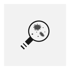 Bacteria icon isolated on white background from science collection.