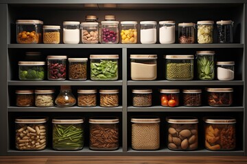 Storage containers for modern kitchen