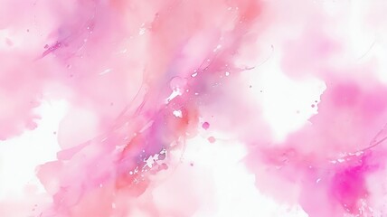 Rose Gold Glamour: Abstract Watercolor Elegance in Colorful Art Background with Light Pastel Hues and Brush Splash
