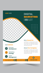 Modern corporate creative business flyer design