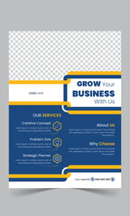 Modern corporate creative business flyer design