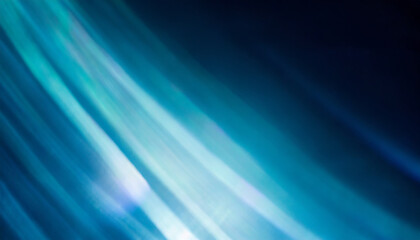 Abstract light blue blurred background with beautiful lighting spots and reflections