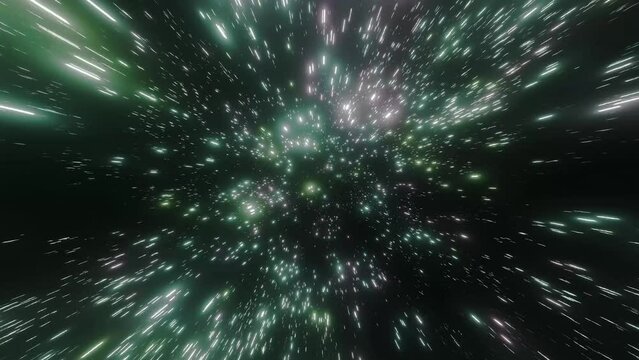 Sternenlichter: 3D-Reise durch ein galaktisches Feld