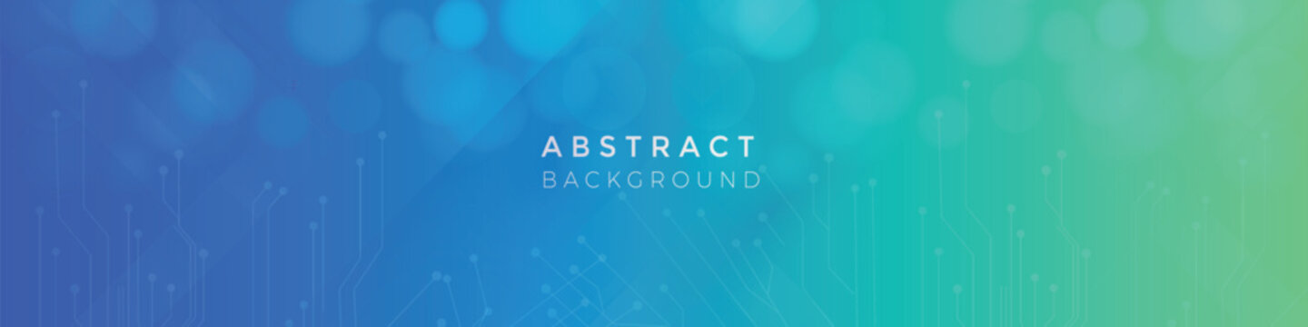 Abstract modern banner and poster template linkedin social media banner template design