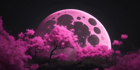 background moon aesthetics