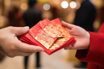 Chinese new year red envelope,