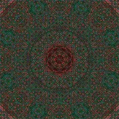 Rug seamless texture with patchwork pattern, ethnic fabric, grunge background,