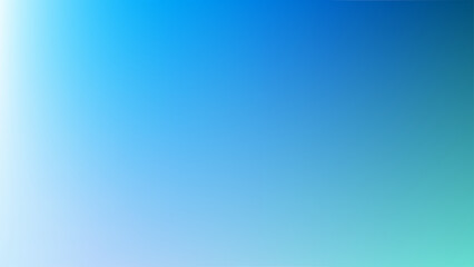 Gradient Slide Background with Blues and Greens. In Exact Widescreen Presentation Dimensions. Perfect for PowerPoint and Google Slides. Modern, Smooth, Polished Gradient - obrazy, fototapety, plakaty