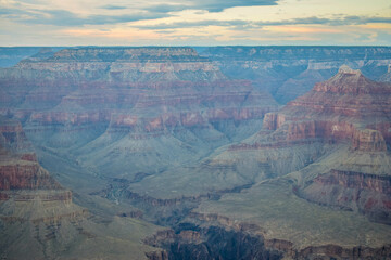 view on the south rim of the grand canyon, arizona, USA