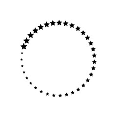 Round dot frame. Round dots are highlighted on a white background. 
A logo design element for medicine, treatment, cosmetics.