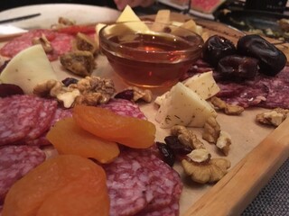 Delicious food on the table