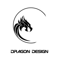 vector icon Dragon head vector logo design