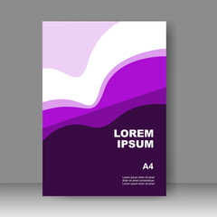 Fototapeta premium Brochure template modern cover design. for magazine, poster, Annual report. Vector illustration