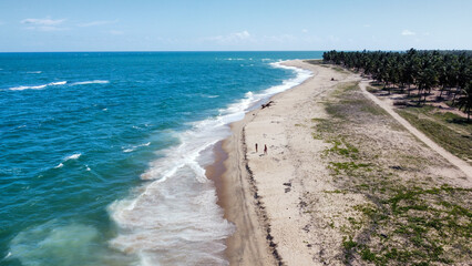 Gunga Beach in Macei&ograve; is incredibly beautiful. Palm trees, heavenly beaches and crystal clear water. Brazil is a wonderful country