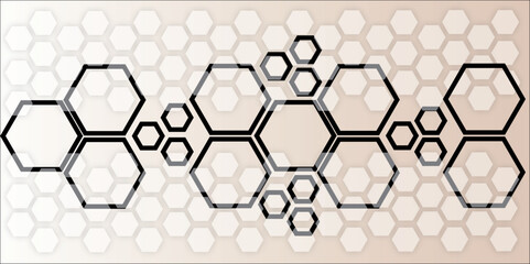 honeycomb mosaic white background. Realistic geometric mesh cells texture. Abstract white vector wallpaper with hexagon grid. honeycomb mosaic white background. Realistic geometric mesh cells texture. - obrazy, fototapety, plakaty