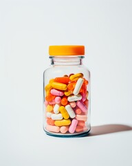 a jar of pills
