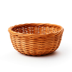 a basket on a white background