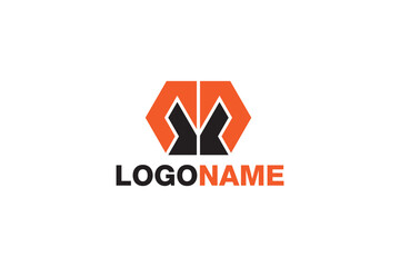 Creative lettermark logo design depicting the letter M