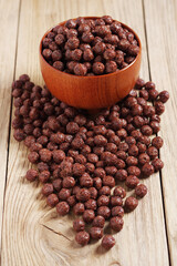 Chocolate cornflakes balls