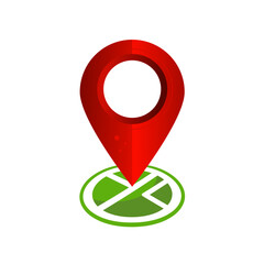  map pointer with pin