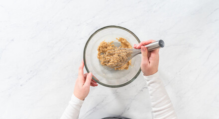 Gingerbread bundt cake with caramel filling