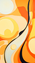 orange and white color gradient abstract background, art