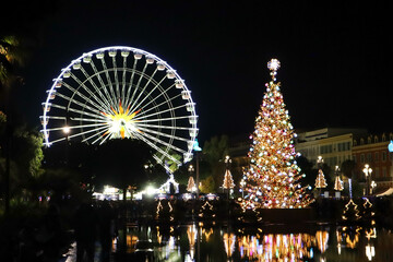 Christmas market in Nice, South of France