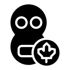 canadian man glyph