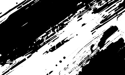 Grunge detailed black abstract texture. Vector background.