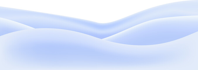 Snowdrifts isolated on transparent, png. Snow landscape decoration, frozen hills. Empty snow banks...