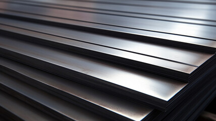 Fototapeta premium Metallurgical products in steel production