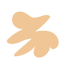 Neutral abstract shapes vector 