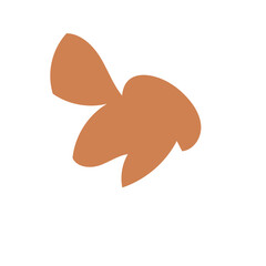 Neutral abstract shapes vector 