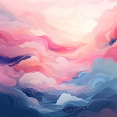 blue and pink color gradient abstract background, pink