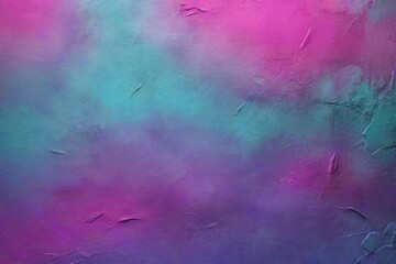 Purple blue  and green abstract background. Gradient. Toned colorful concrete wall texture. Magenta...