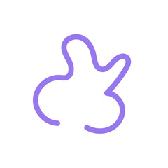 Obraz premium Wriggly scribble doodle line vector 