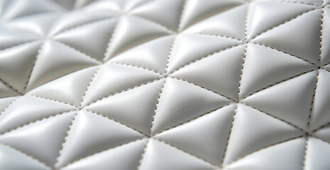 white quilting texture in a close up