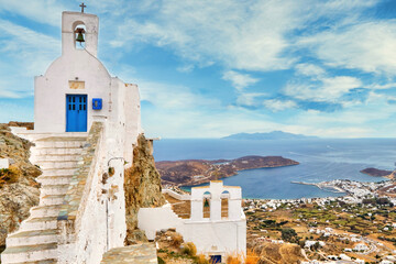Agios Konstantinos and Agios Ioannis the Theologian in Pano Chora of Serifos island, Greece